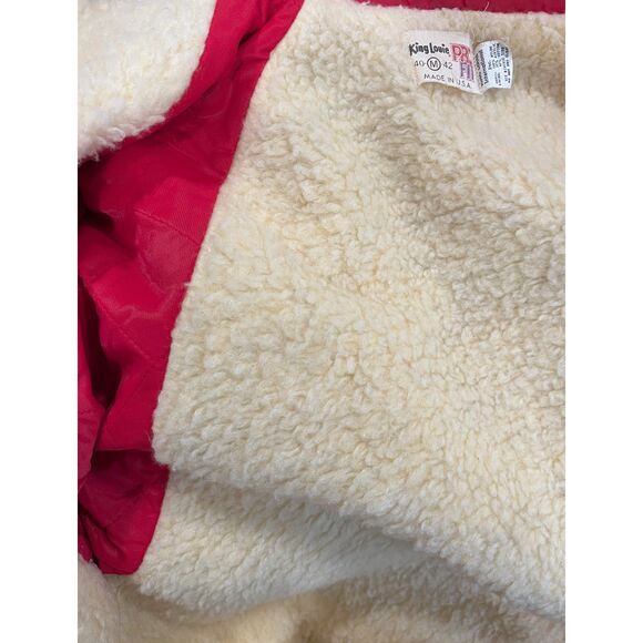 Vintage red fleece jacket - Picture 3 of 8